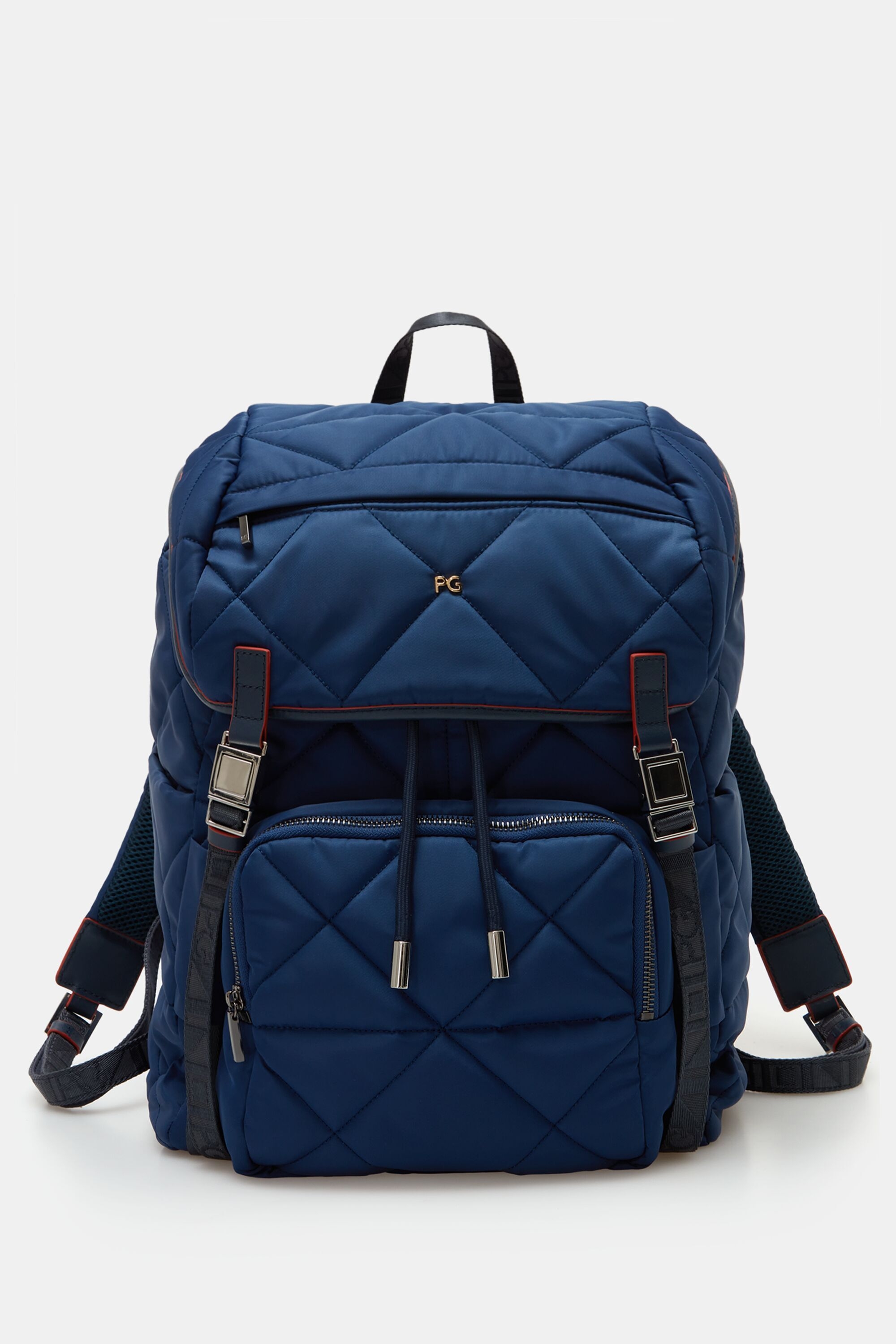 Origami quilted nylon backpack