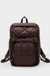 Origami quilted nylon backpack