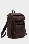 Origami quilted nylon backpack