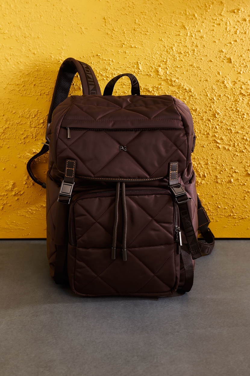 ORIGAMI QUILTED NYLON BACKPACK