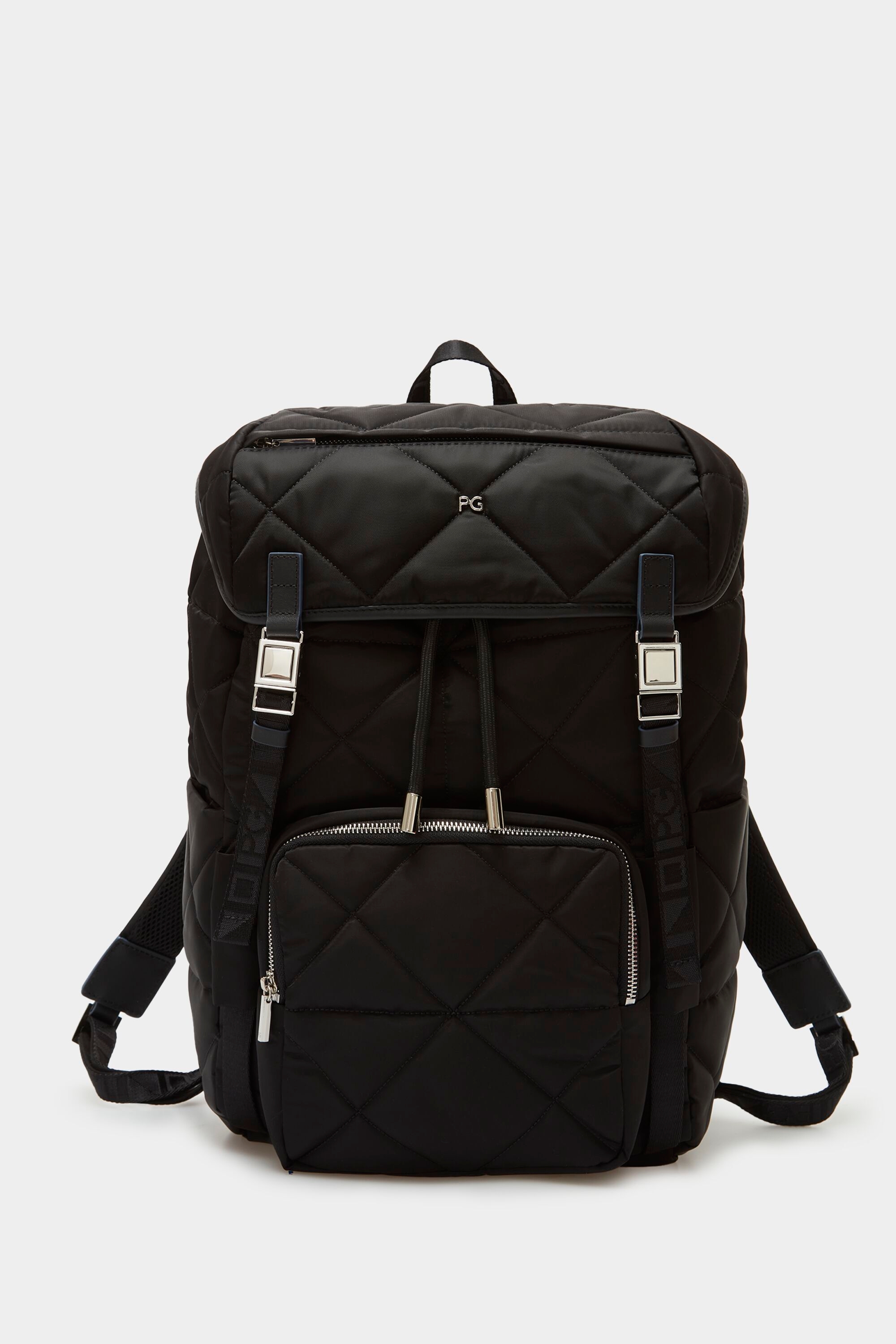 Origami quilted nylon backpack