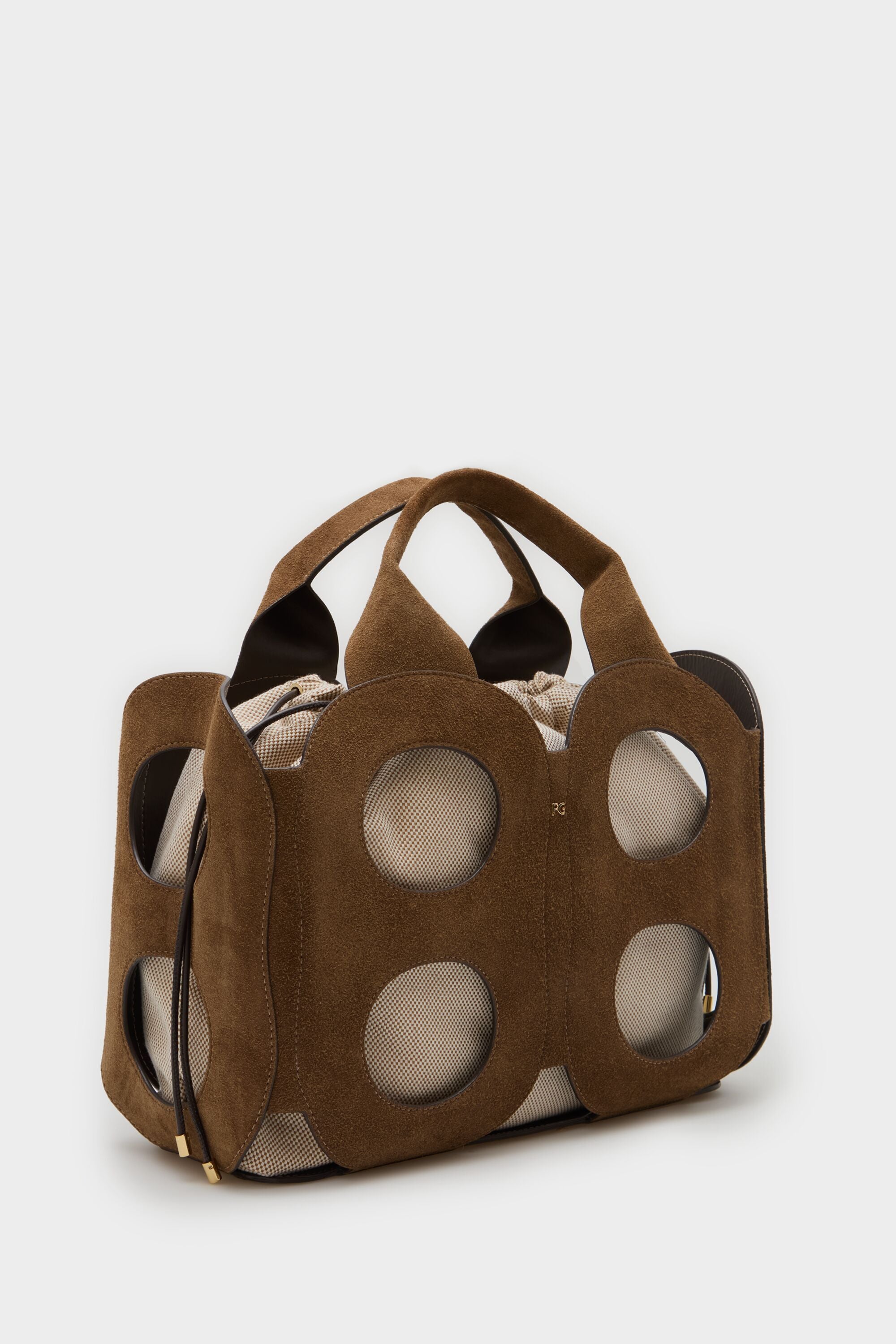 Ocho handbag dark brown - Purificacion Garcia United States