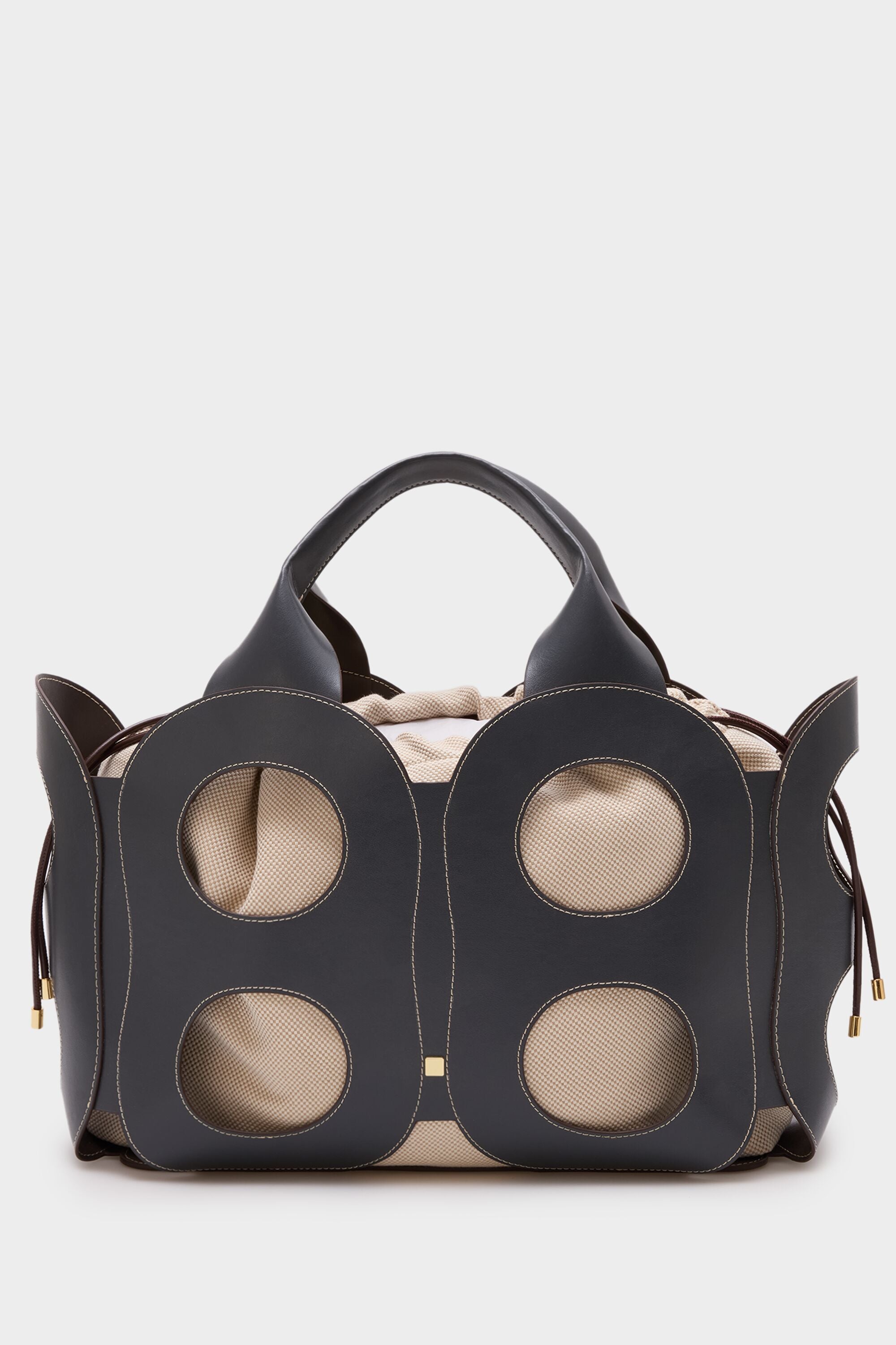 OHGA バッグ Ocho handbag anthracite gray - Purificacion Garcia United States