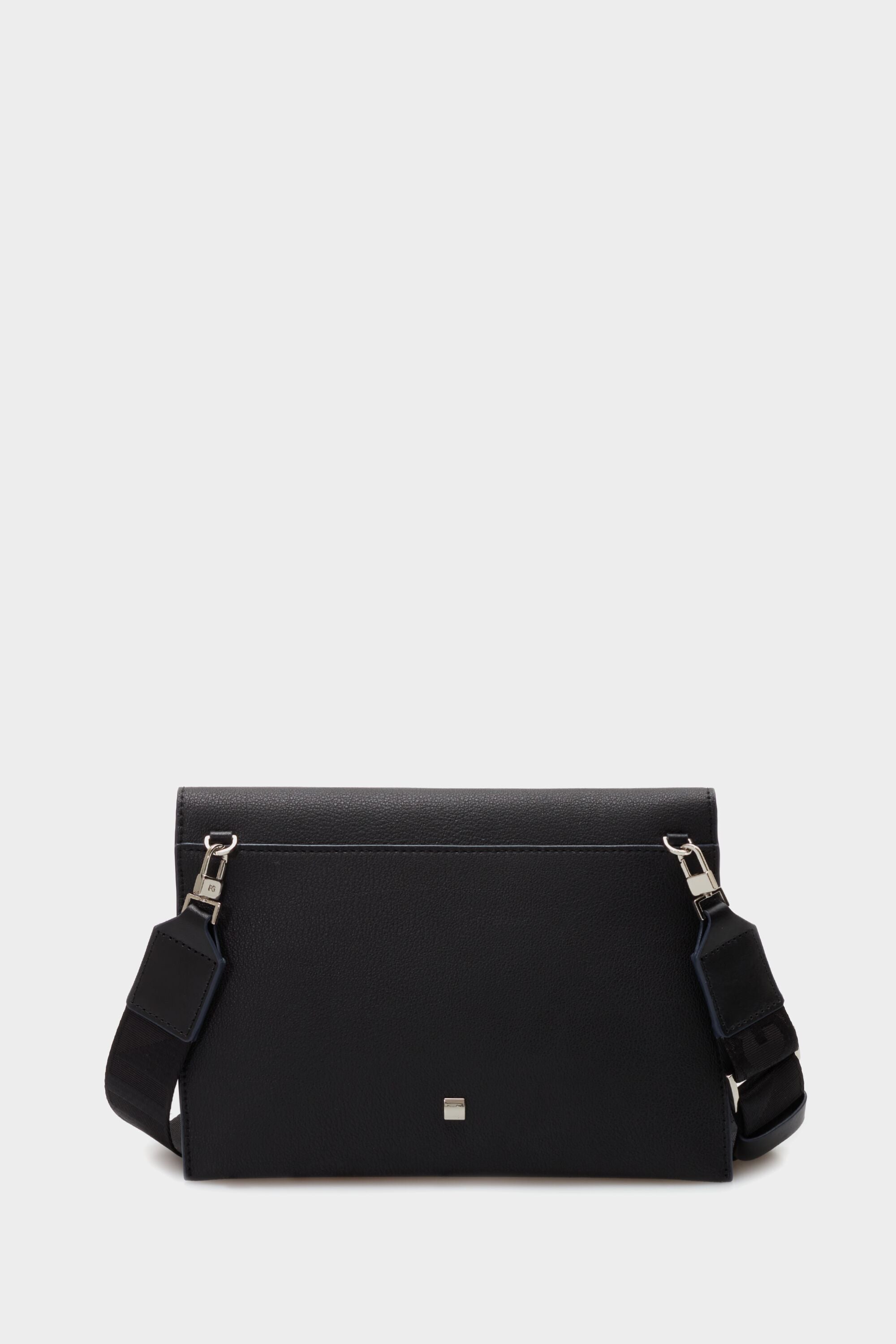 Tándem flap crossbody bag black - Purificacion Garcia United States