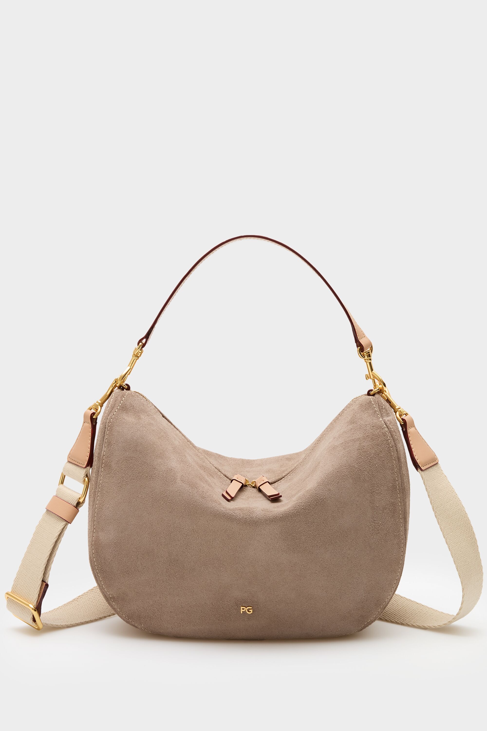 Combinación Única half moon shoulder bag
