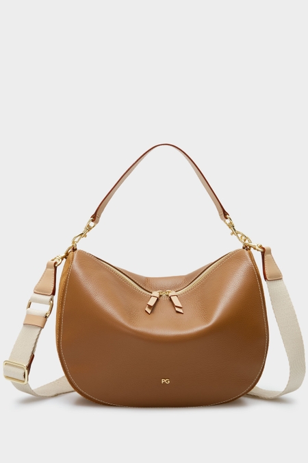 BOLSO DE HOMBRO MEDIA LUNA COMBINACIÓN ÚNICA