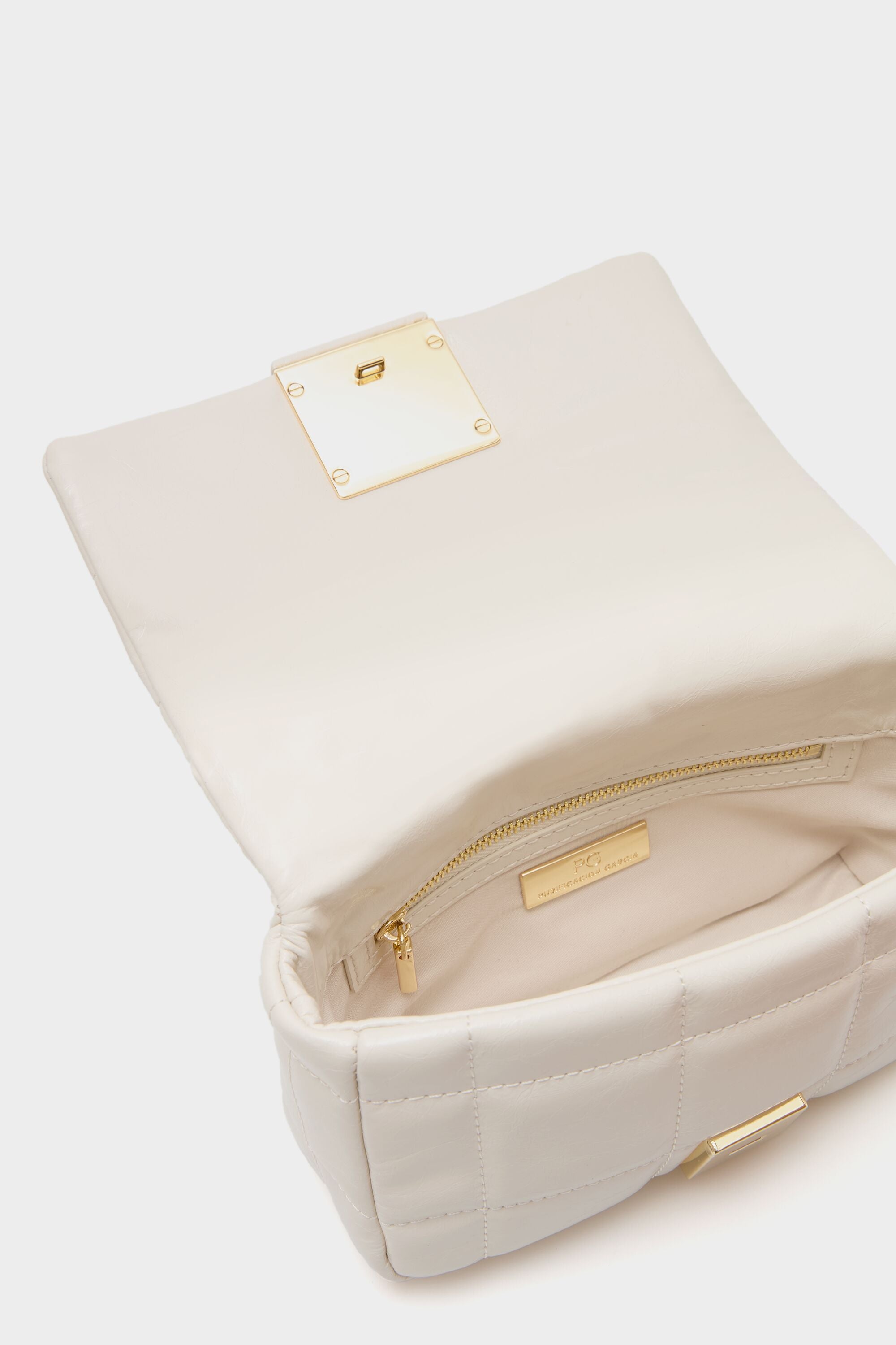 Bolsa Michael Kors Mujer Bolso Bandolera Homenaje Acolchado Blanco
