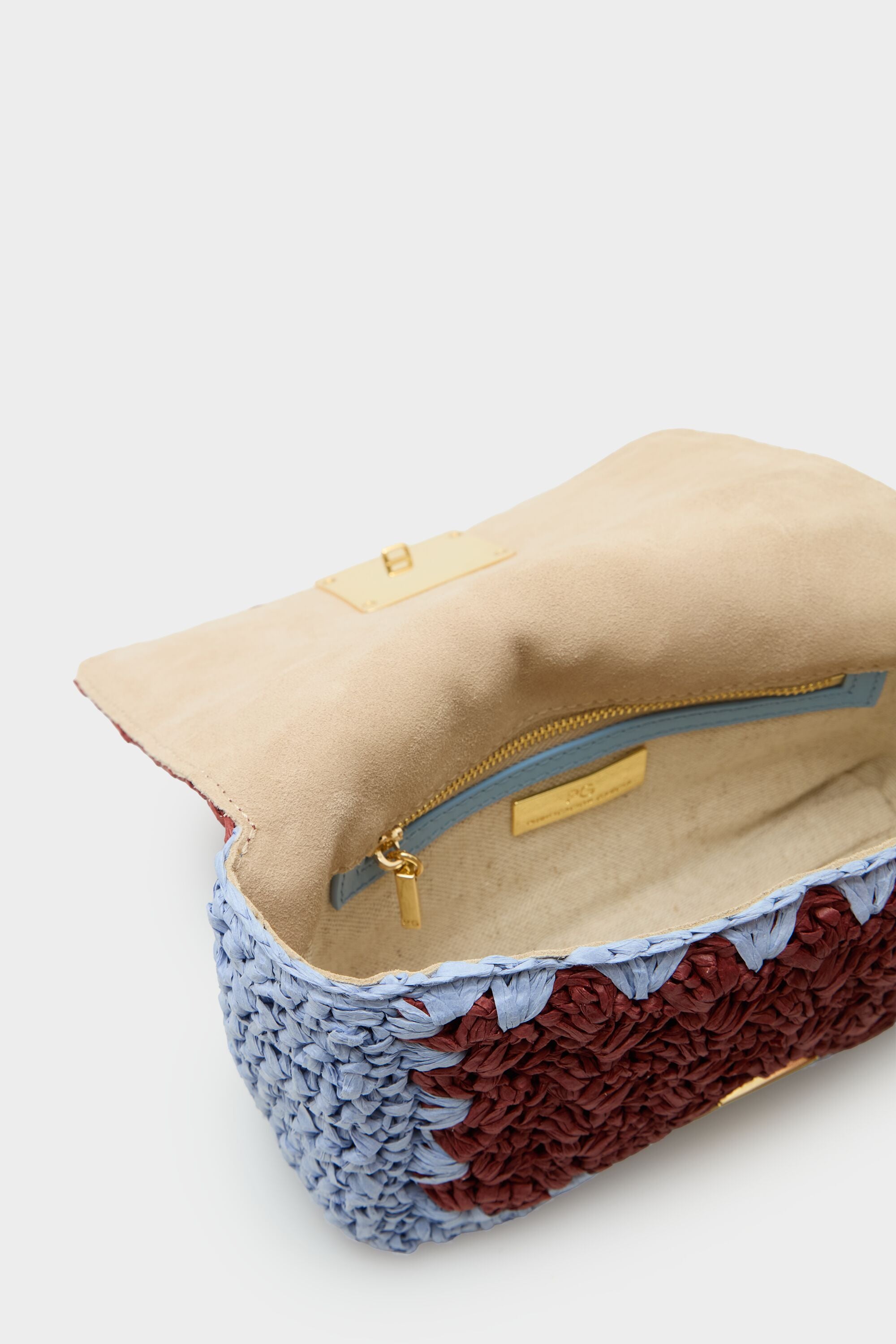 Homenaje acolchado shoulder bag blue - Purificacion Garcia United