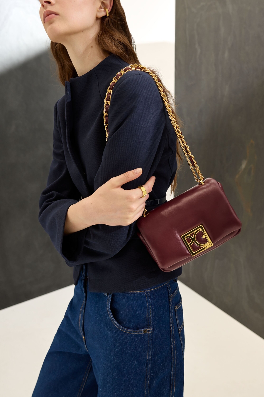 HOMENAJE ACOLCHADO SHOULDER BAG