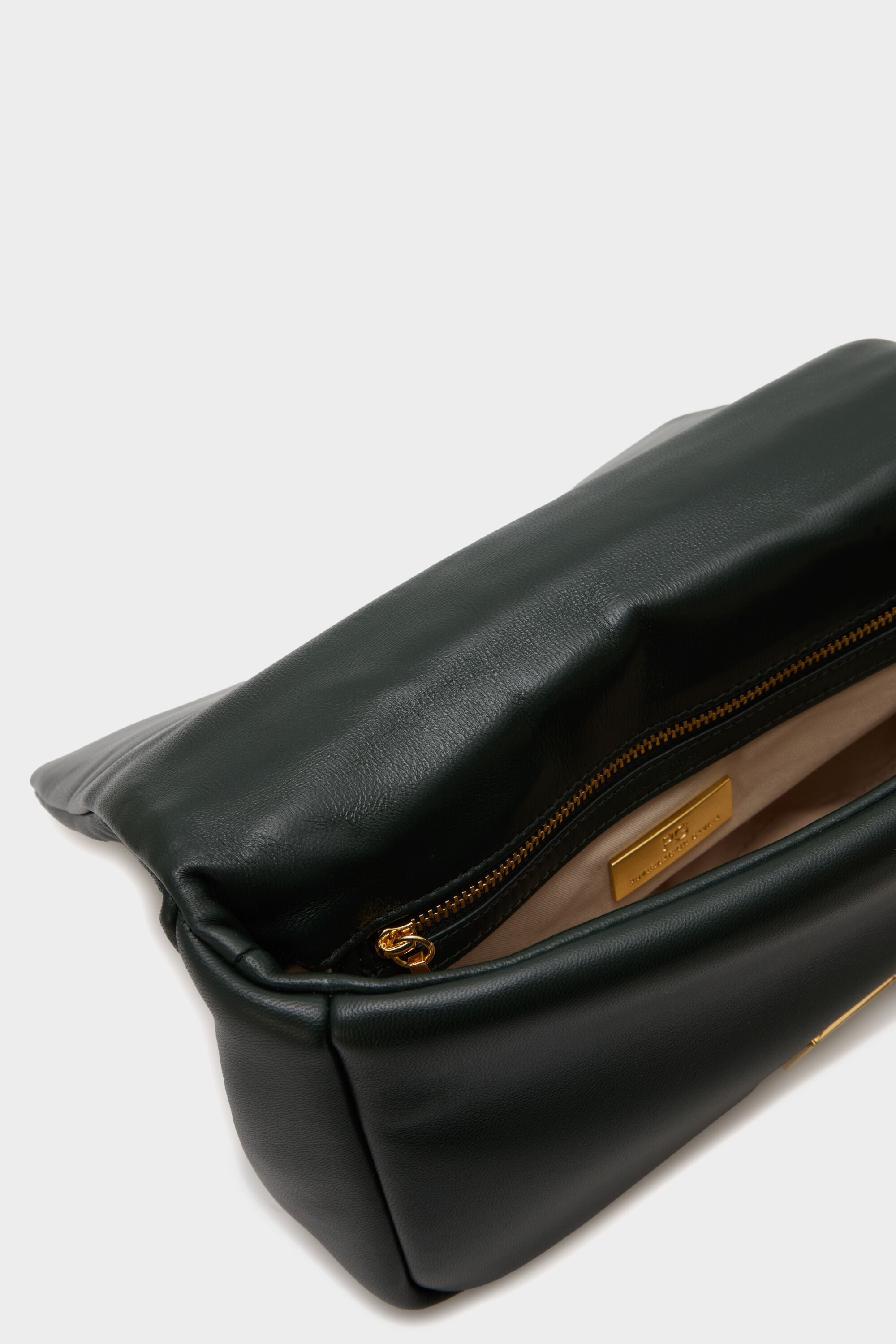 Homenaje Acolchado shoulder bag british green - Purificacion