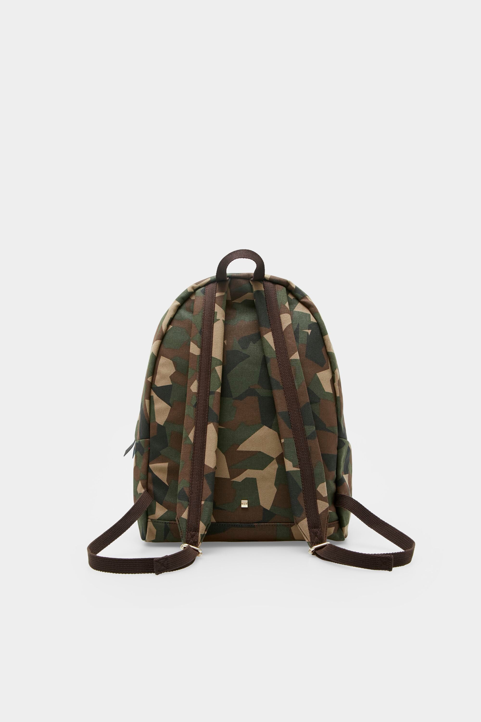 Mochila estampada Camuflaje verde caqui - Purificacion Garcia España