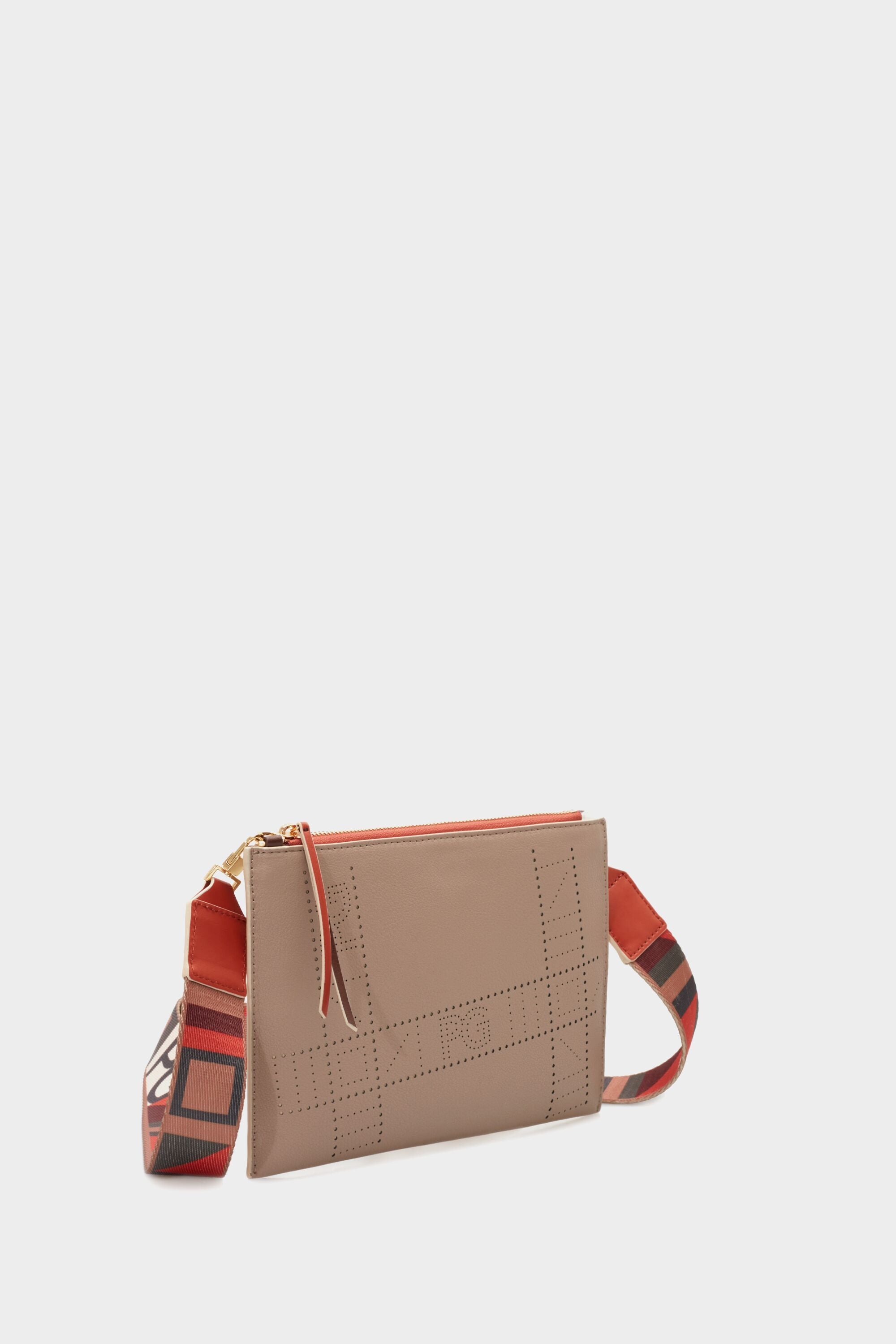 Tandem crossbody bag taupe - Purificacion Garcia United States