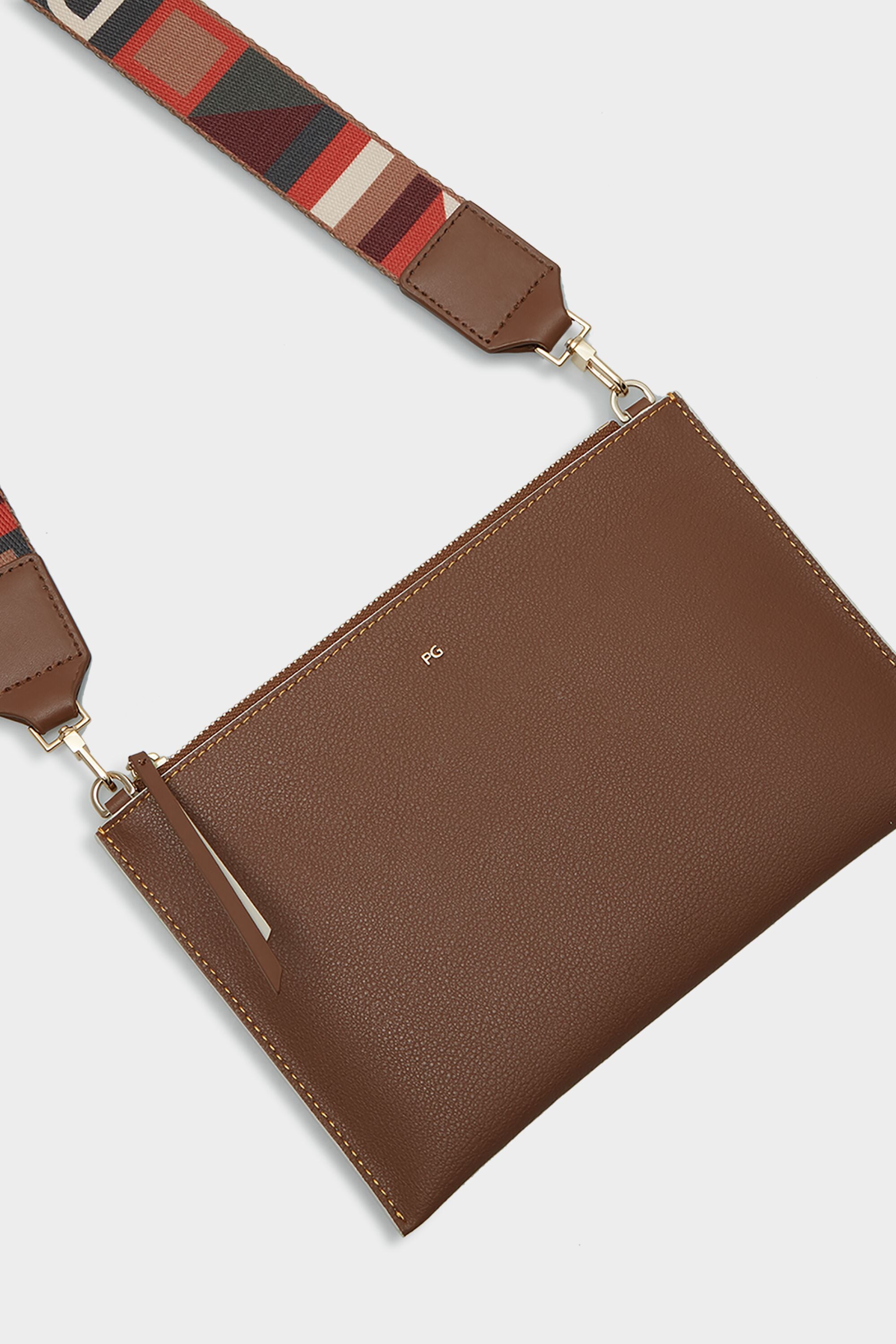 Tandem crossbody bag brown - Purificacion Garcia United States