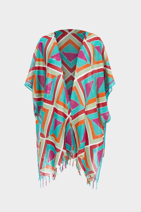 MOSAICUBO MODAL LINEN KAFTAN