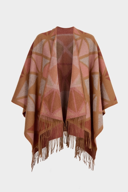 PONCHO LANA ORIGAMI