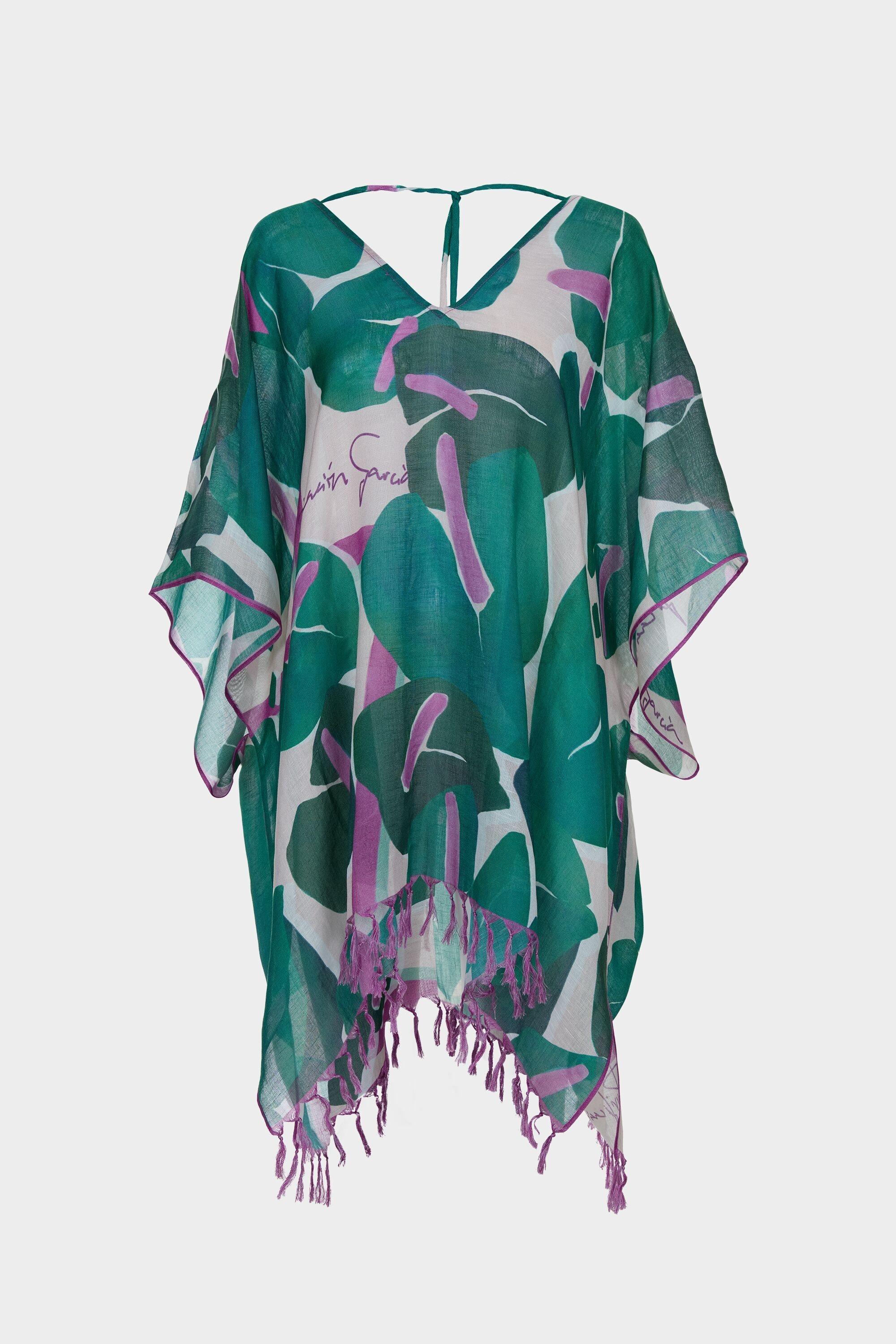 Tropicala modal and linen kaftan