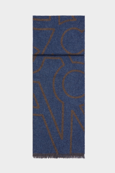 PG LINES WOOL SCARF