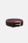 Suede belt