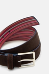 Suede belt