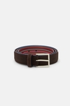 Cube suede belt