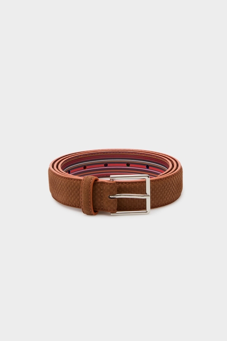 CUBE SUEDE BELT