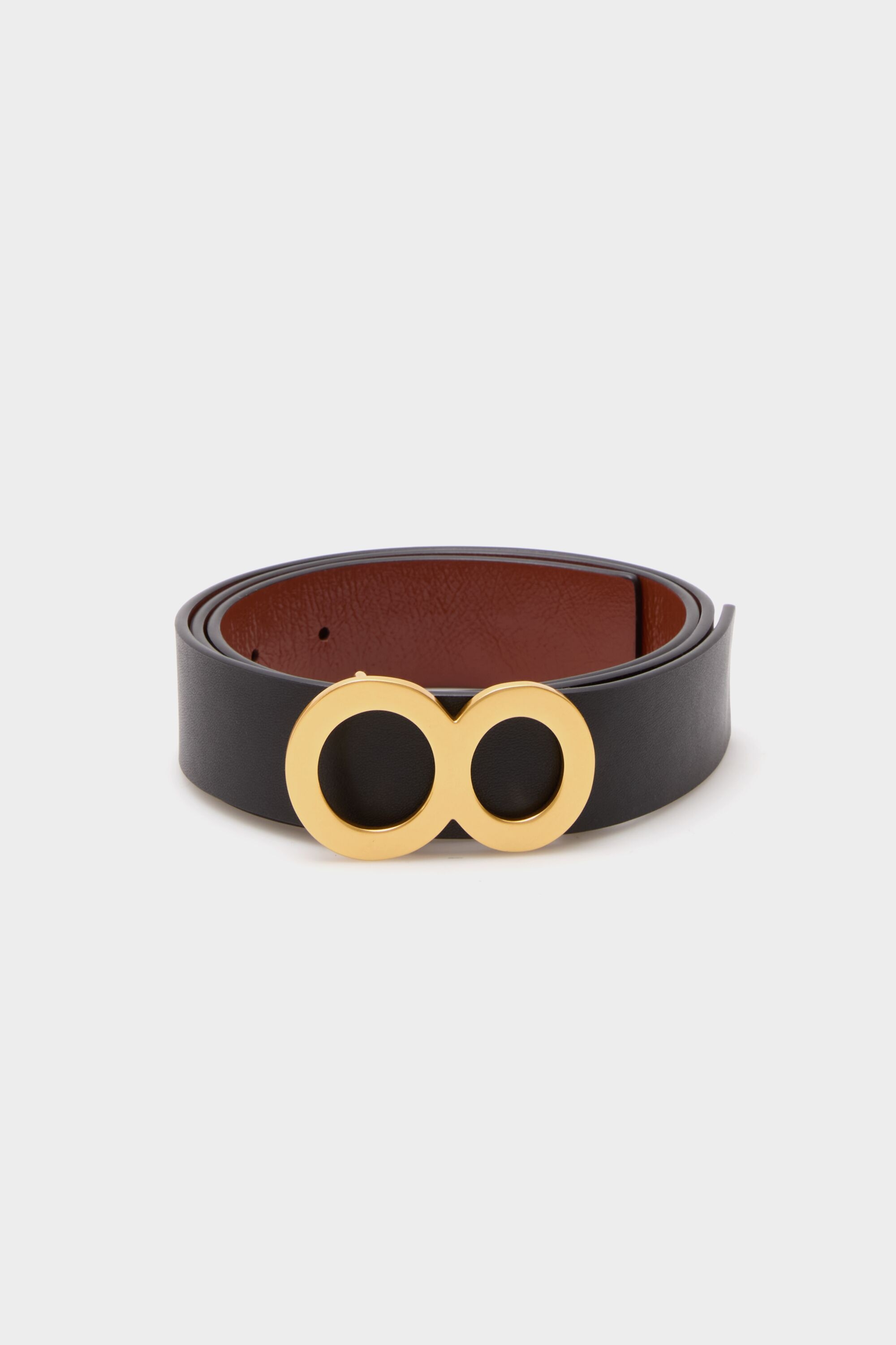 Ocho reversible leather belt