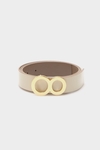 Ocho reversible leather belt