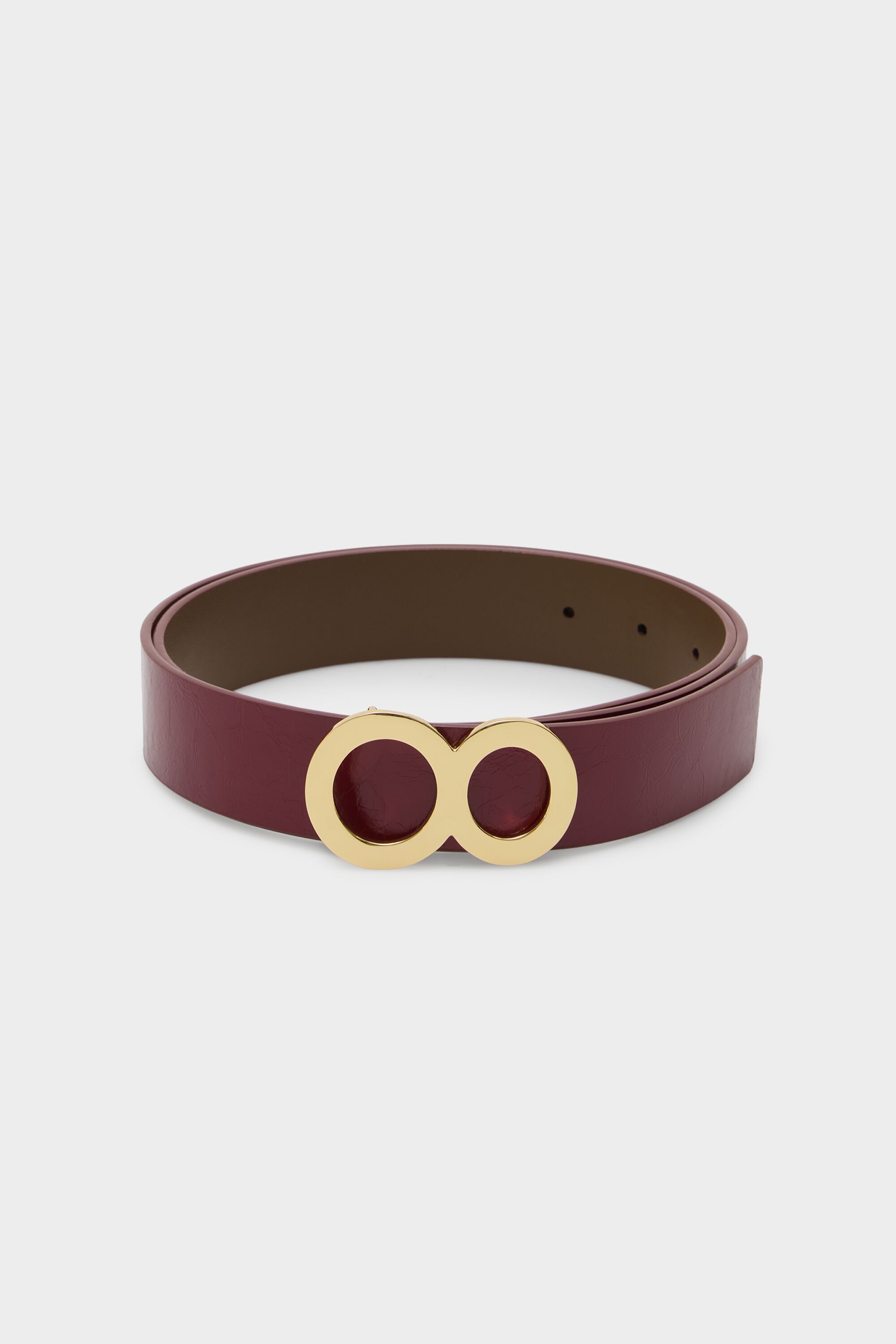 Ocho reversible leather belt