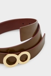 Ocho reversible leather belt