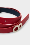 Ocho reversible leather belt
