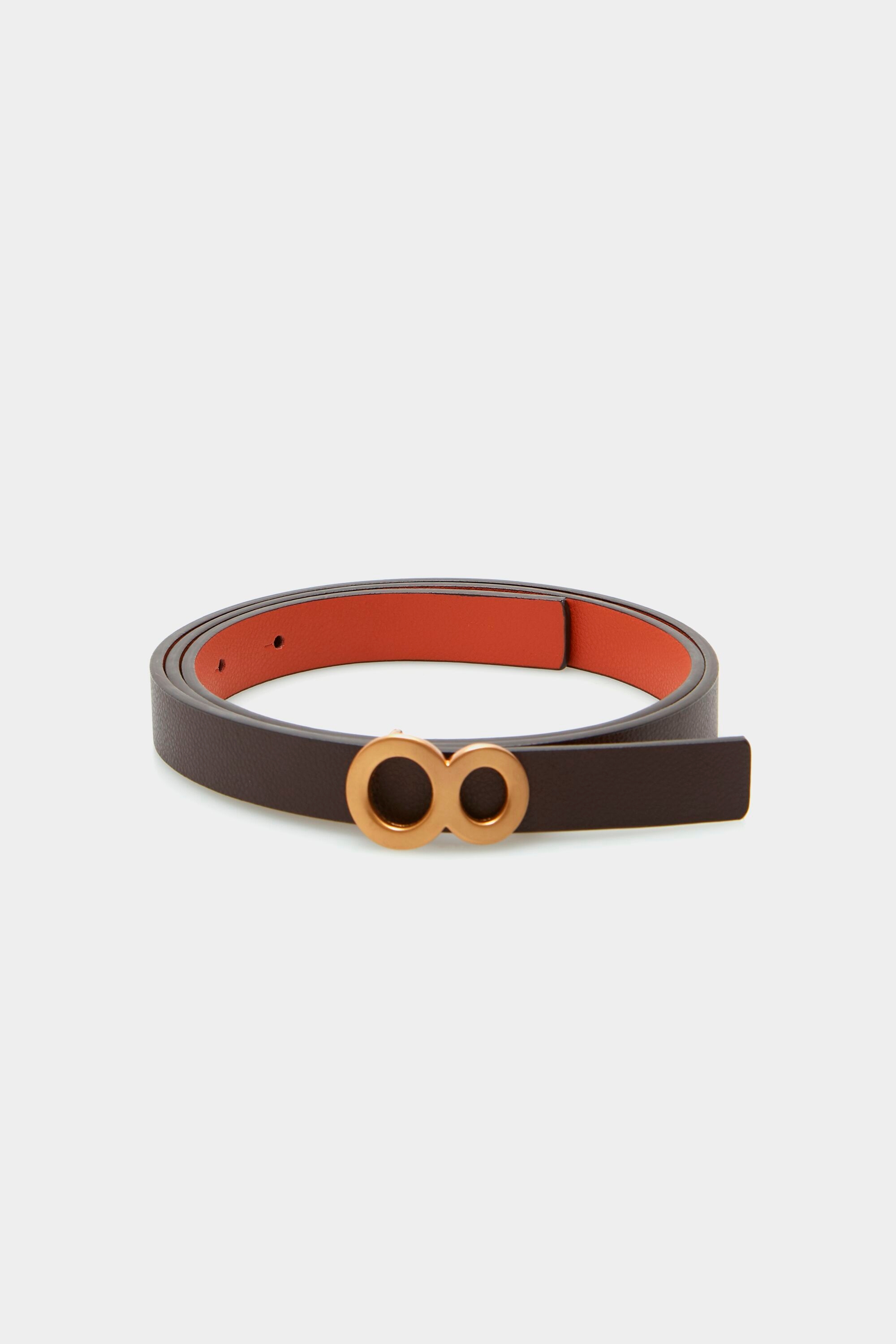 Ocho reversible leather belt