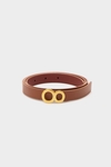 Ocho reversible leather belt