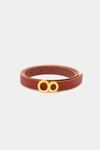Ocho reversible leather belt
