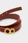 Ocho reversible leather belt
