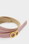 Ocho reversible leather belt