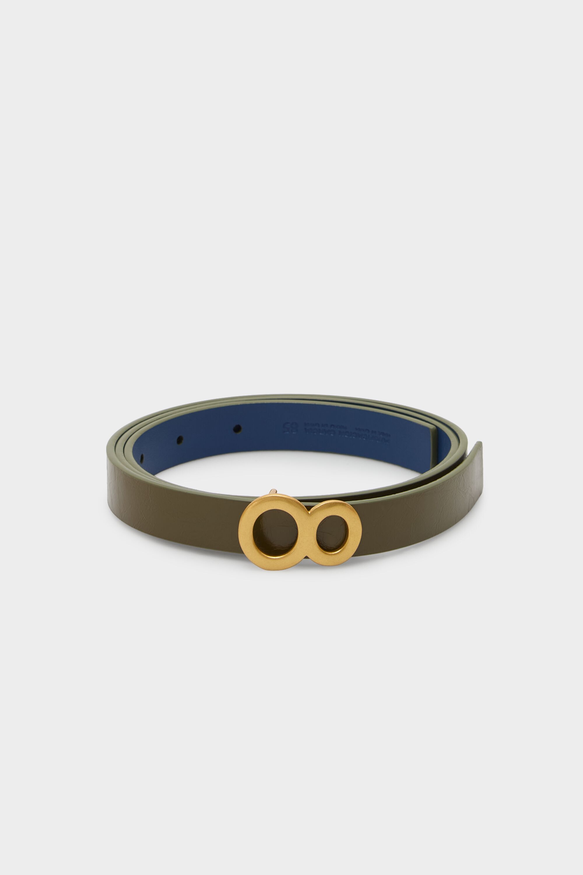 Ocho reversible leather belt