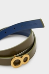 Ocho reversible leather belt