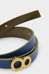 Ocho reversible leather belt