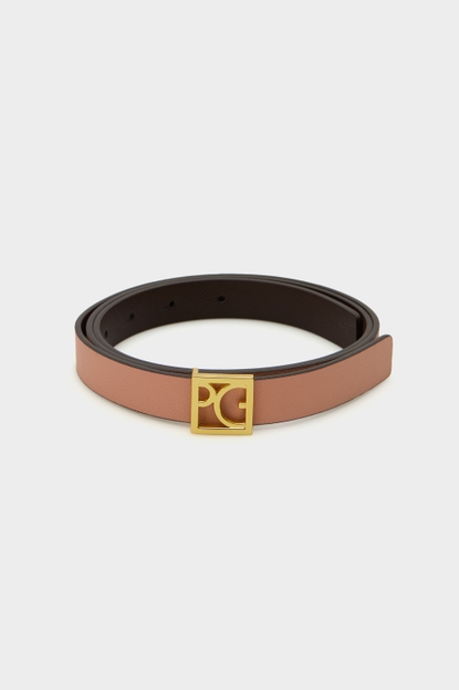 PG CUBE REVERSIBLE LEATHER BELT