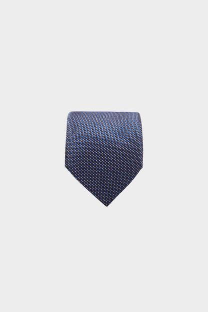 Structured silk tie