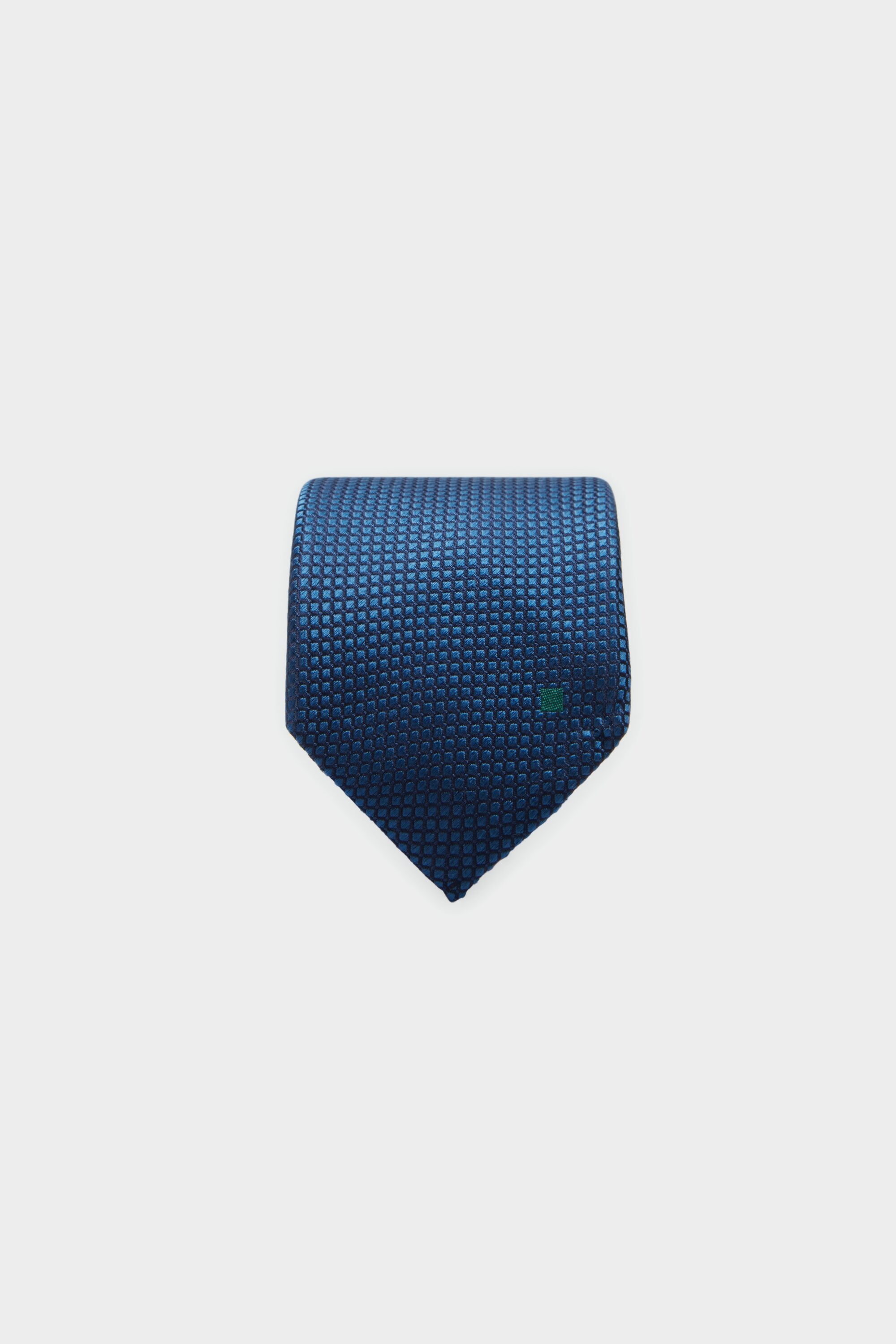 CUBE-SHAPED STRUCTURED SILK TIE