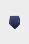 Mini cubes silk tie