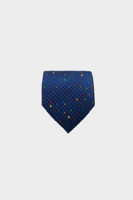 WORD SEARCH CUBES SILK TIE