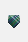 Tartan checks silk tie