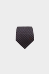 Mini cube silk tie