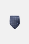 Mini cube silk tie