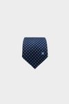 Mini cube silk tie