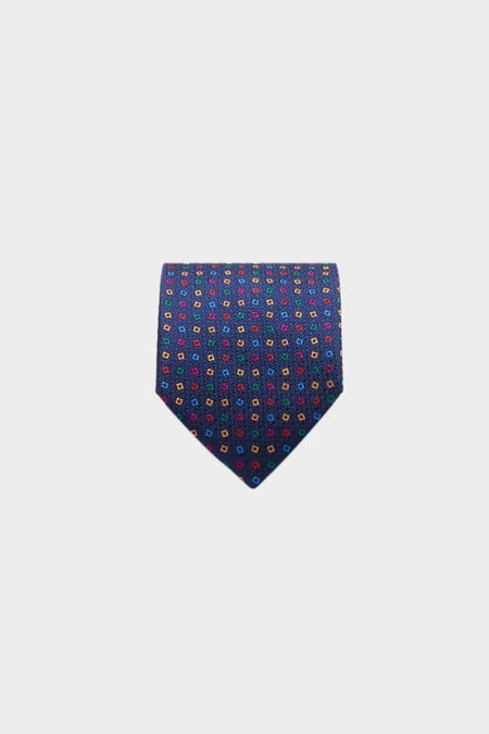 CUBES TEXTURED SILK TIE