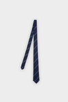 Windowpane chequered silk tie