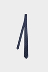 Striped textured silk tie